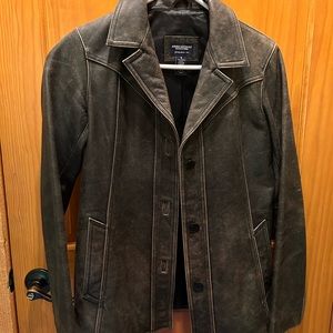 American Eagle Brown Leather Jacket